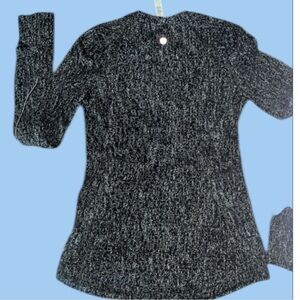 Lululemon Long Sleeve Active Top Black White